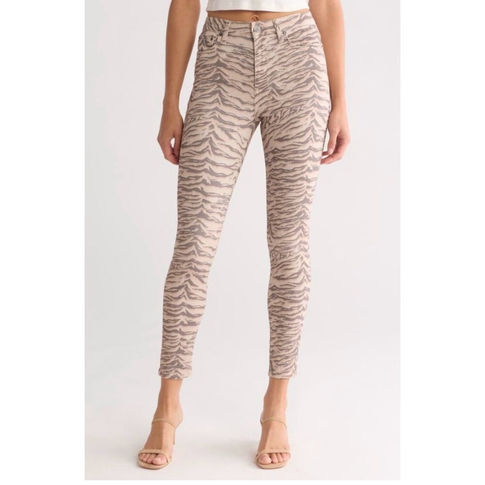 ♥️… Ksubi Women's Zebra Print Skinny Jeans